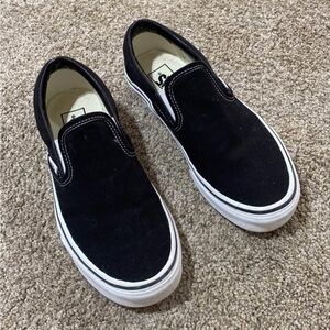 Vans Black Slip-On Sneakers
